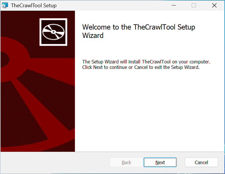 The Crawl Tool Windows Installer