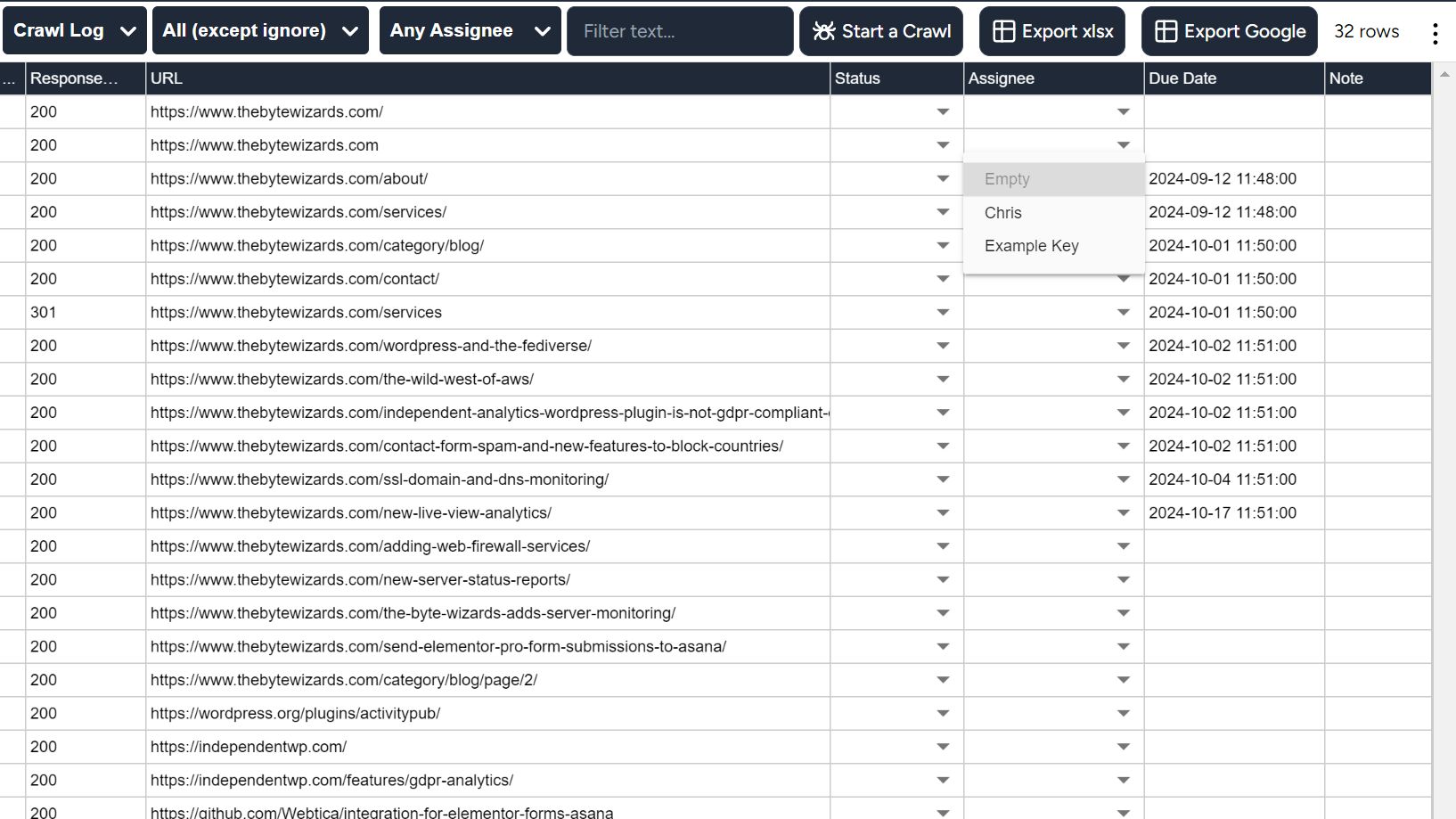 Set assignee